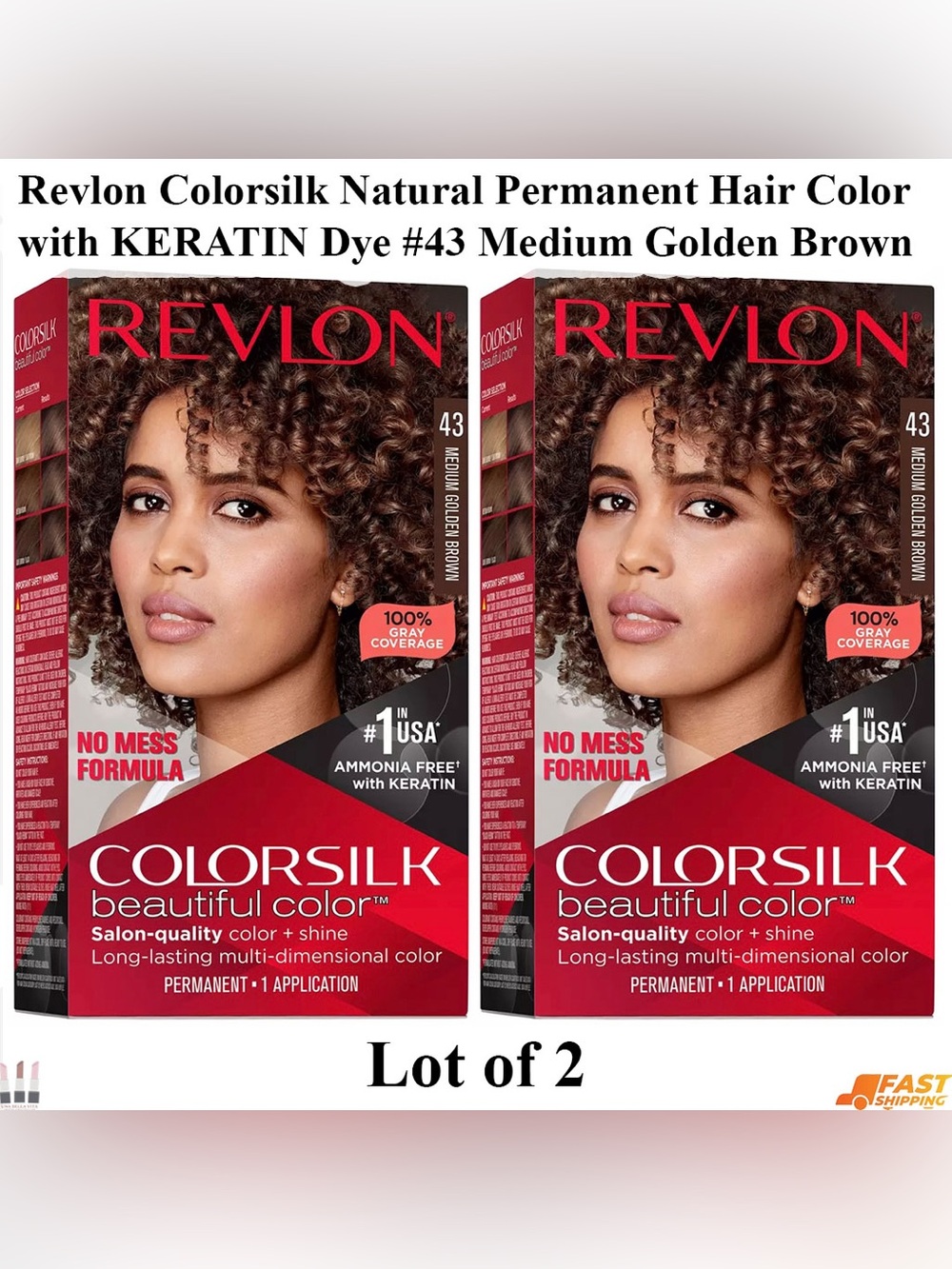 Revlon Colorsilk Medium Golden Brown Permanent Hair Color